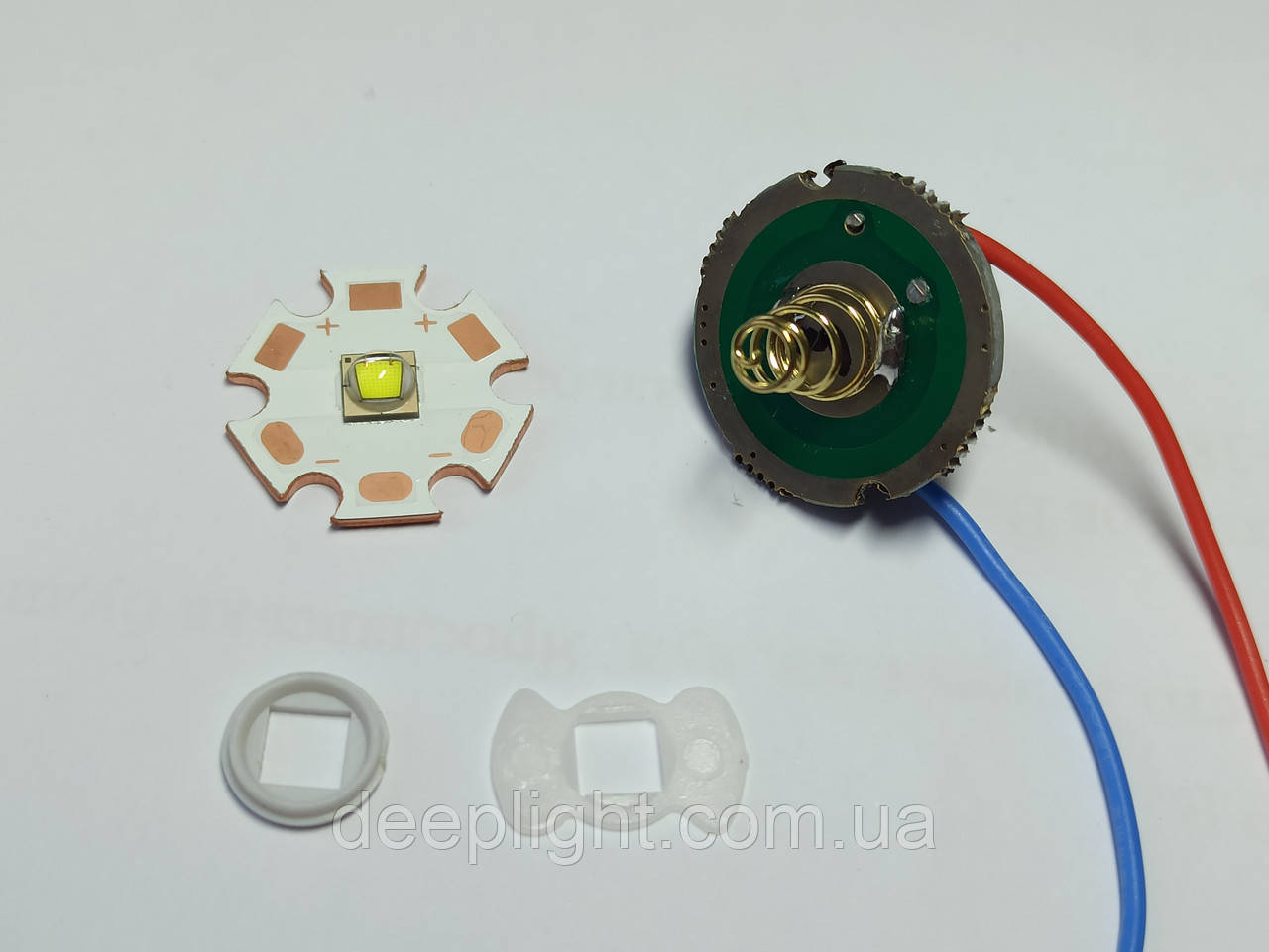 Плата драйвер керування 4A 22мм + світлодіод SST40 2500lm 20 мм 3-15 В комплект для ремонту ліхтарів ламп., фото 1