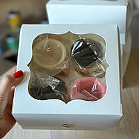 Печенье "Вкусная чашка" в подарочной коробке, набор 4 шт