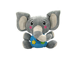М'яка розвиваюча іграшка 98185 слоненя, світлові і звукові ефекти, українська мова