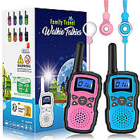 Wishouse 2 Walkie Talkies для дітей, двостороннє радіо, сімейна розмова про великий радіус дії, походи на природу, походи, веселі