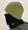 Шапка Fleece 220 олива (LE1757), фото 3