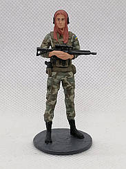 Снайперка Євгенія Емеральд офіцер ЗСУ 2022 - фігурка олов'яна | Масштаб 1:32 | Україна