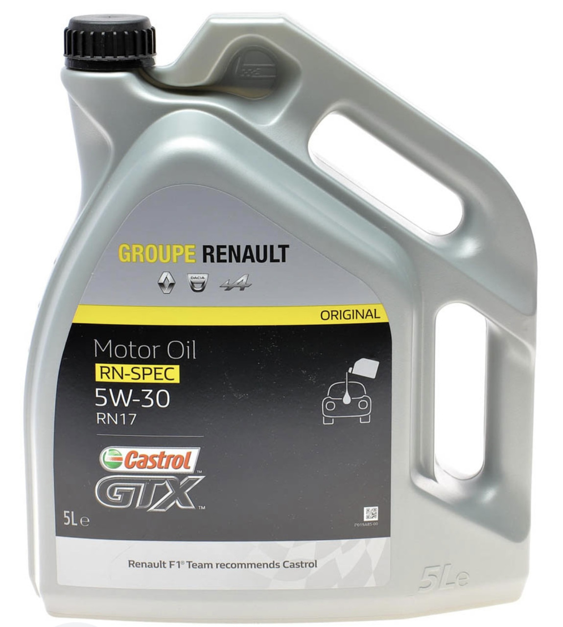 Оригінальне моторне масло Renault - Castrol GTX RN 5W-30 RN 17 5L 7711658105