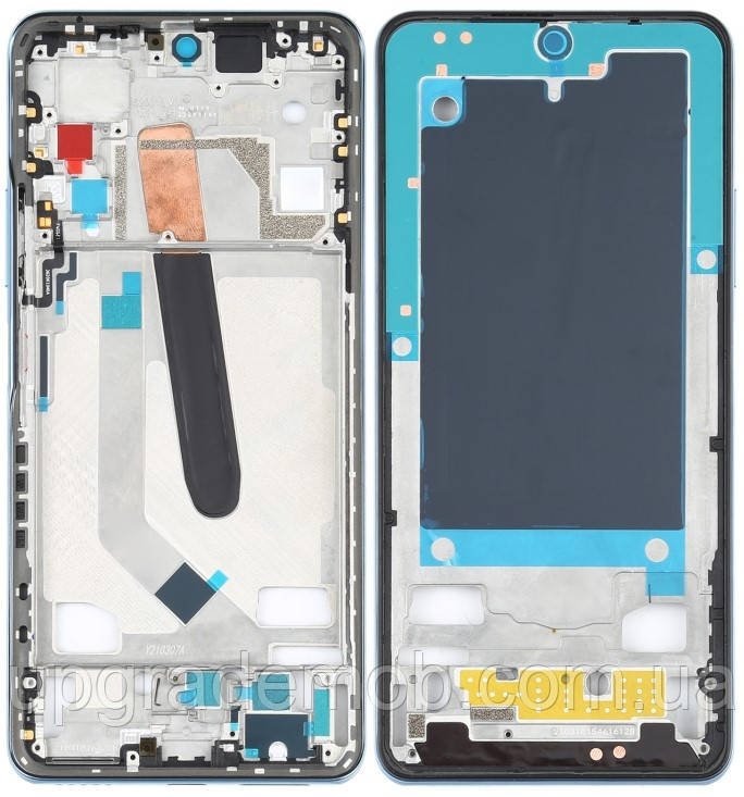 Рамка дисплея Xiaomi Poco F3 синя Deep Ocean Blue, фото 1