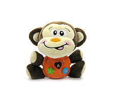 М'яка розвиваюча іграшка 98185 мавпочка, світлові і звукові ефекти, українська мова