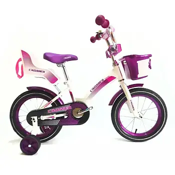 Дитячий велосипед Crosser Kids Bike 14" Фіолетовий