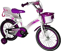 Детский велосипед Crosser Kids Bike 16" Фиолетовый