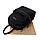 Модна жіноча кросбоді-сумка поліестер чорний Арт.2968-05 black Fouvor ( Бетховен), фото 3