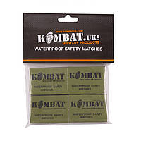 Спички водозащитные KOMBAT UK Waterproof matches (pack of 4)