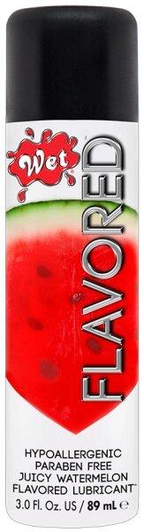 Їстівна мастила мокра ароматизована соковита кавун (соковитий кавун) 89 мл, фото 1