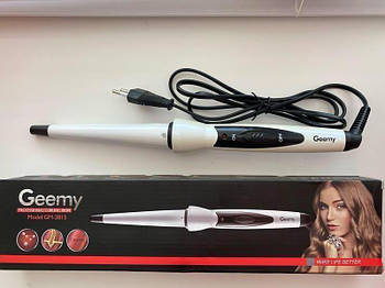 Професійна конусна плойка з керамічним покриттям Gemei GM-2815