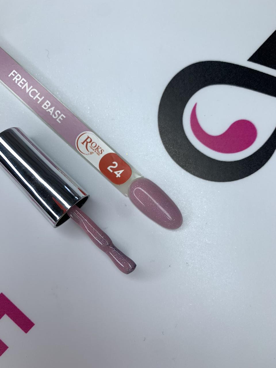 База для гель-лаку French base Roks 8 мл No24