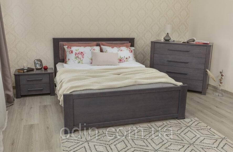 Ліжко Оксфорд з фільонкою та підйомною рамою