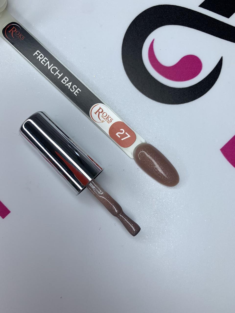 База для гель-лаку French base Roks 8 мл No27