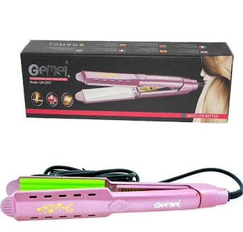 Плойка випрямляч для волосся Gemei GM 2957 прасок