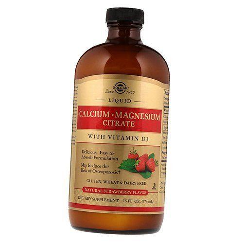 Calcium Magnesium Citrate Liquid 473мл Клубника (36313163) — Купить