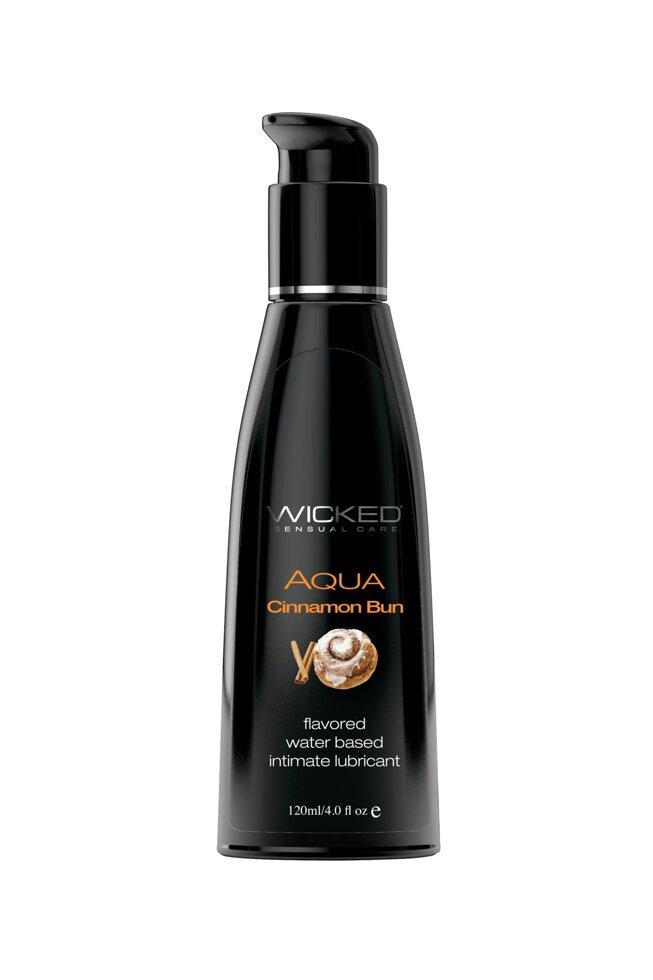 Їстівна мастила зі смаком булочки з злодістю кориці Aqua 120ml