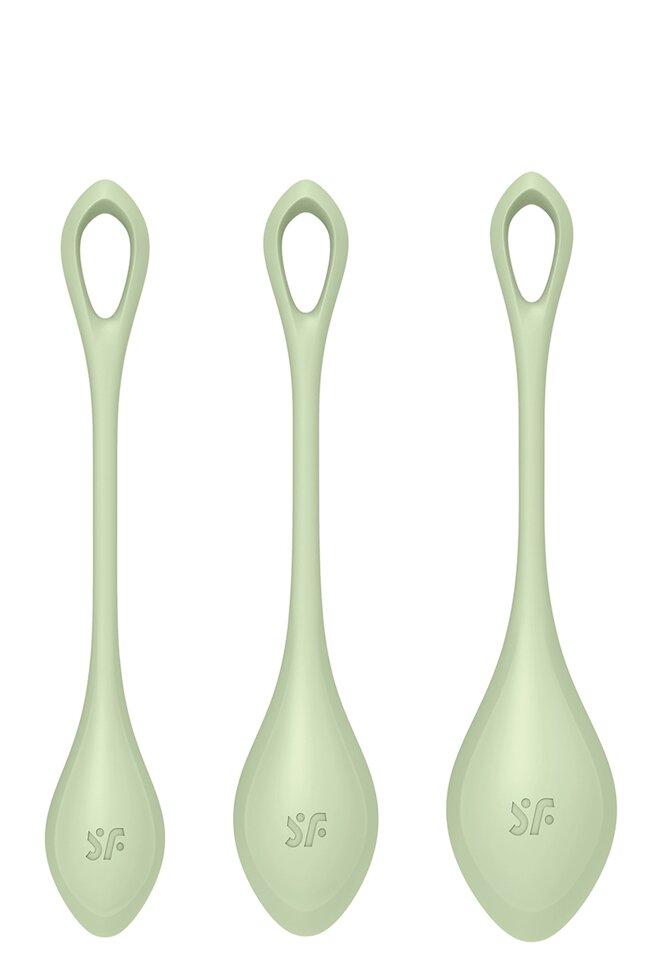 T360190 Набор вагинальных шариков Satisfyer Yoni Power 2 light green