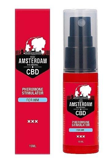 Духи з феромоновими для чоловіків оригінальний CBD Амстердам - стимулятор феромону для нього, 15 мл