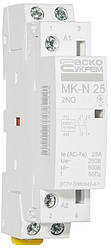Модульний контактор MK-N 2P 25A 2NO 220V