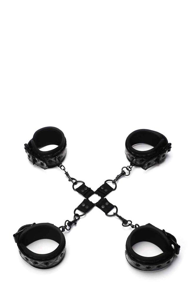 Манжетна манжета з Whipsmart Diamond Hogtie Black пряжки