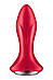 Anal Smart Vibro -Prophet з перлинним масажем сатиффайер -ротатора Plug 1+ червоний, фото 5