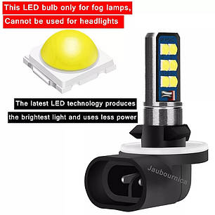 Світлодіодна лампа LED H27/881 12SMD 3535 800 лм 6 Вт (ціна за 1 секунд) 12/24 вольтів, фото 2
