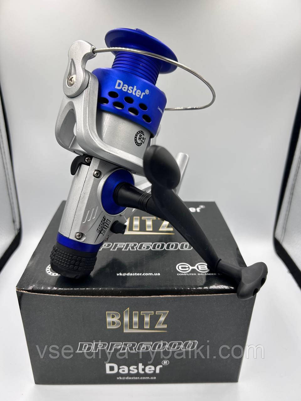 Котушка рибальська коропова BLITZ 6000 з бейтранером 5+1 підшипників, фото 1