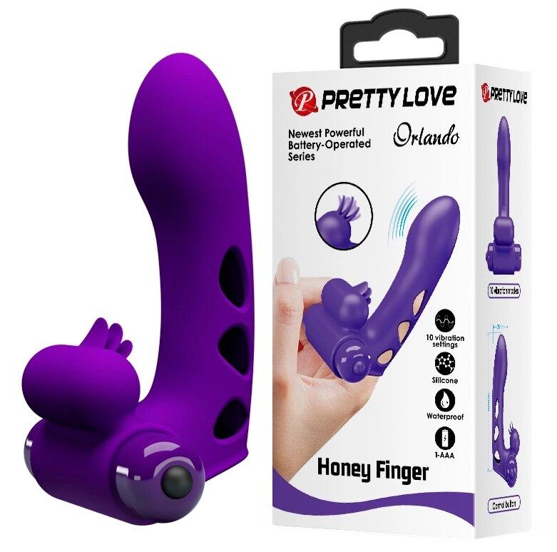 Pretty Love Clital Stemulature-Orlando Finger Violet, BI-014836-1
