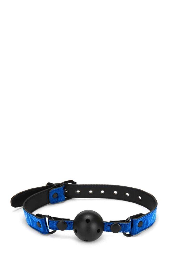 Gag wipsmart diamond ball gag синій