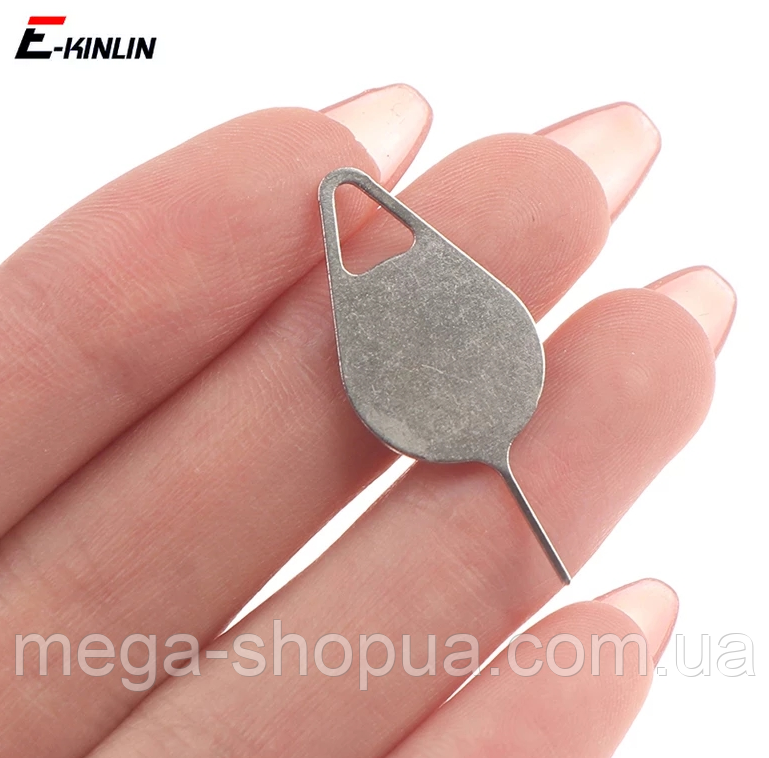 Ключ-скріпка для лотка СИМ-карти E-Kilin 60D 1 шт. Булавка, голка для вилучення sim картки телефона, смартфона