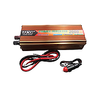 Инвертор преобразователь напряжения UKC 12-220V, 2000W