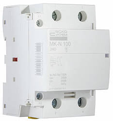 Модульний контактор MK-N 2P 100A 2NO 220V