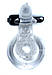 Ерективне кільце Viber Boss - Дельфін Vibro Cockring Clear, BS6700050, фото 4