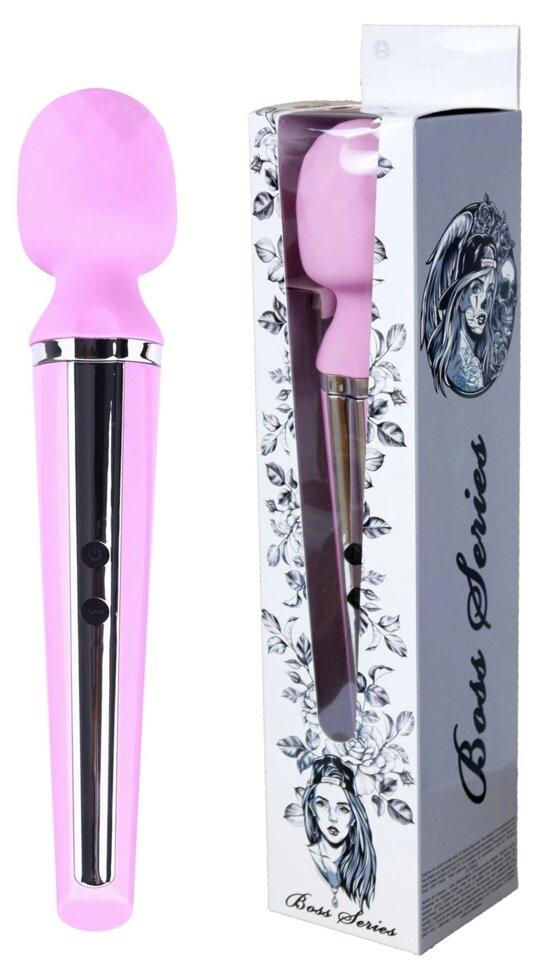 Вібраційний масажер серії Boss - Massager Genius USB Pink 10 Function, BS2200019