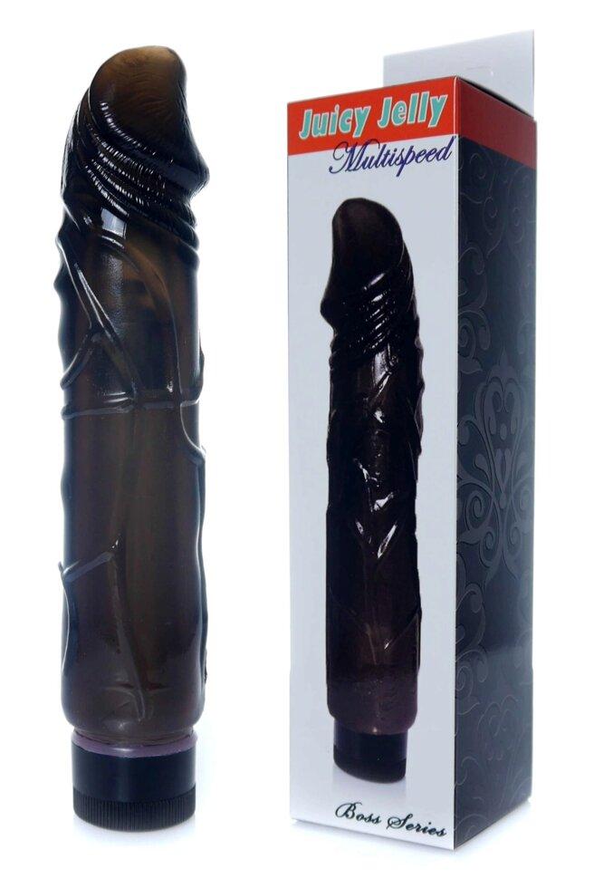 Вібратор серії Boss: Juicy Jelly Black Black, BS6700098