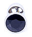 Серія Boss Anal Plug - ювелірні срібні штепсельні штекери Black S, BS6400013, фото 8