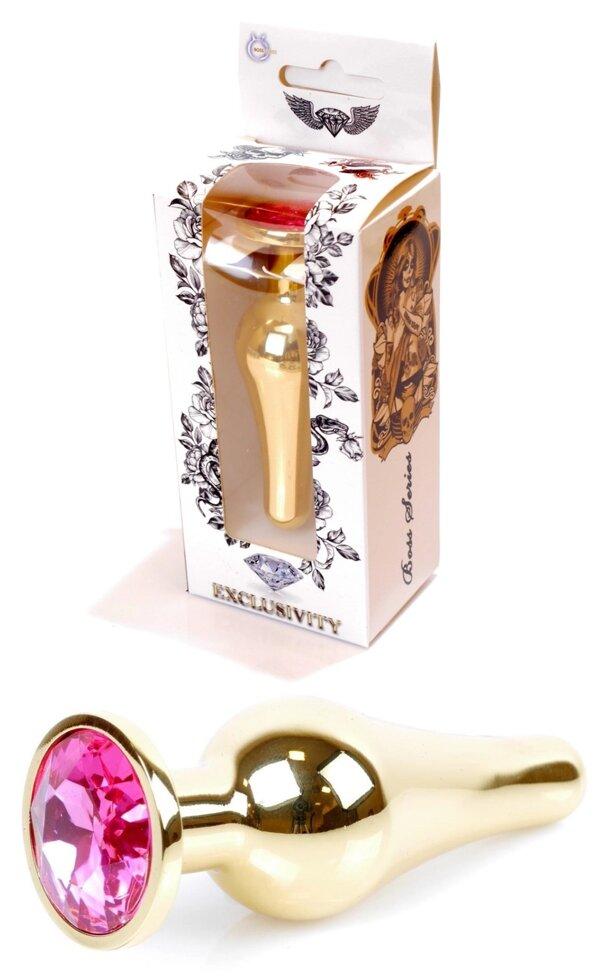 Серія Anal Plug Boss - Ювелірна золота задка Plug Pink, BS6400062