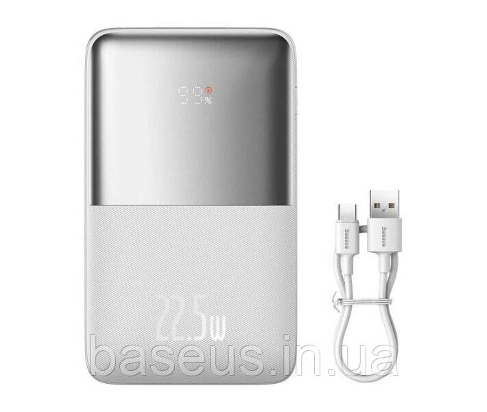 Павербанк BASEUS Bipow Pro Digital Display Fast Charge Power Bank 20000mAh |2USB/1Type-C, 20W/3A, PD/QC| (PPBD040301)