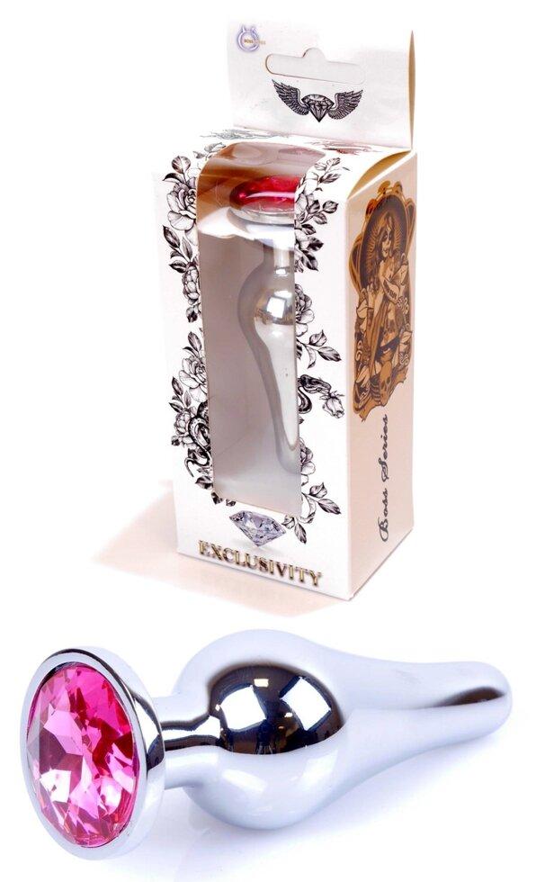 Серія Boss Anal Plug - ювелірна срібна задня штепсельна штепсельна вилка, BS6400071, фото 1