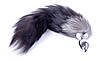 Анальний штекер (розмір S) з хвостом серії Boss - Fox Tail Black XXL, BS6400097, фото 6