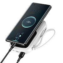 УМБ Портативна батарея Baseus із вбудованим кабелем Type-C Qpow 20000 mAh 22.5W/5A, PD/QC (PPQD-I02), фото 6