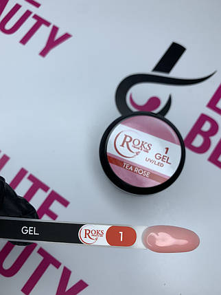 Гель для нарощування нігтів UV гель від Roks 30г 01, фото 1