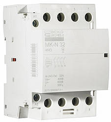 Модульний контактор MK-N 4P 32A 4NO 220V