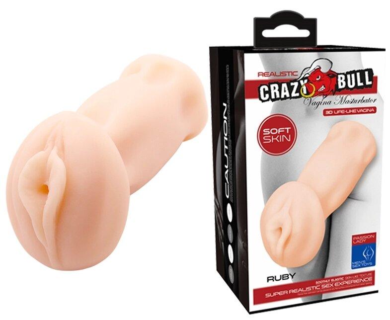 Masturbator-vagina crazy Bull-ruby Soft Skin, BM-009133, фото 1