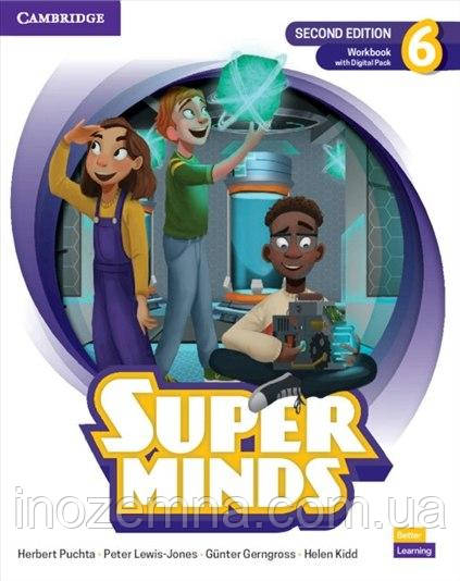 Super Minds 2nd Edition 6 Workbook with Digital Pack (робочий зошит з кодом доступу)