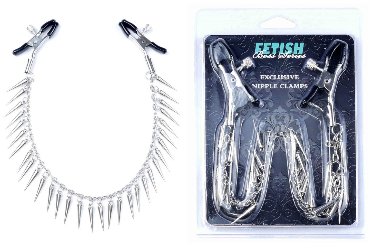 Соки Fitty Boss Series - № 10 Ексклюзивні затискачі для сосків, BS6100018