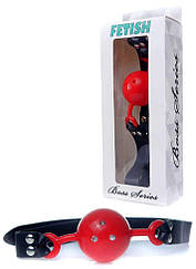 Серія фетишів Gag Boss - Ball gag Gubber Red 1, BS6100032