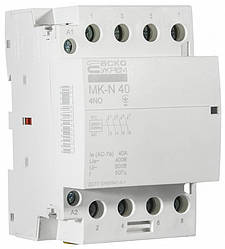 Модульний контактор MK-N 4P 40A 4NO 220V