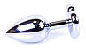 Серія Anal Plug Boss - ювелірні вироби Silver Heart Plug Red S, BS6400046, фото 6